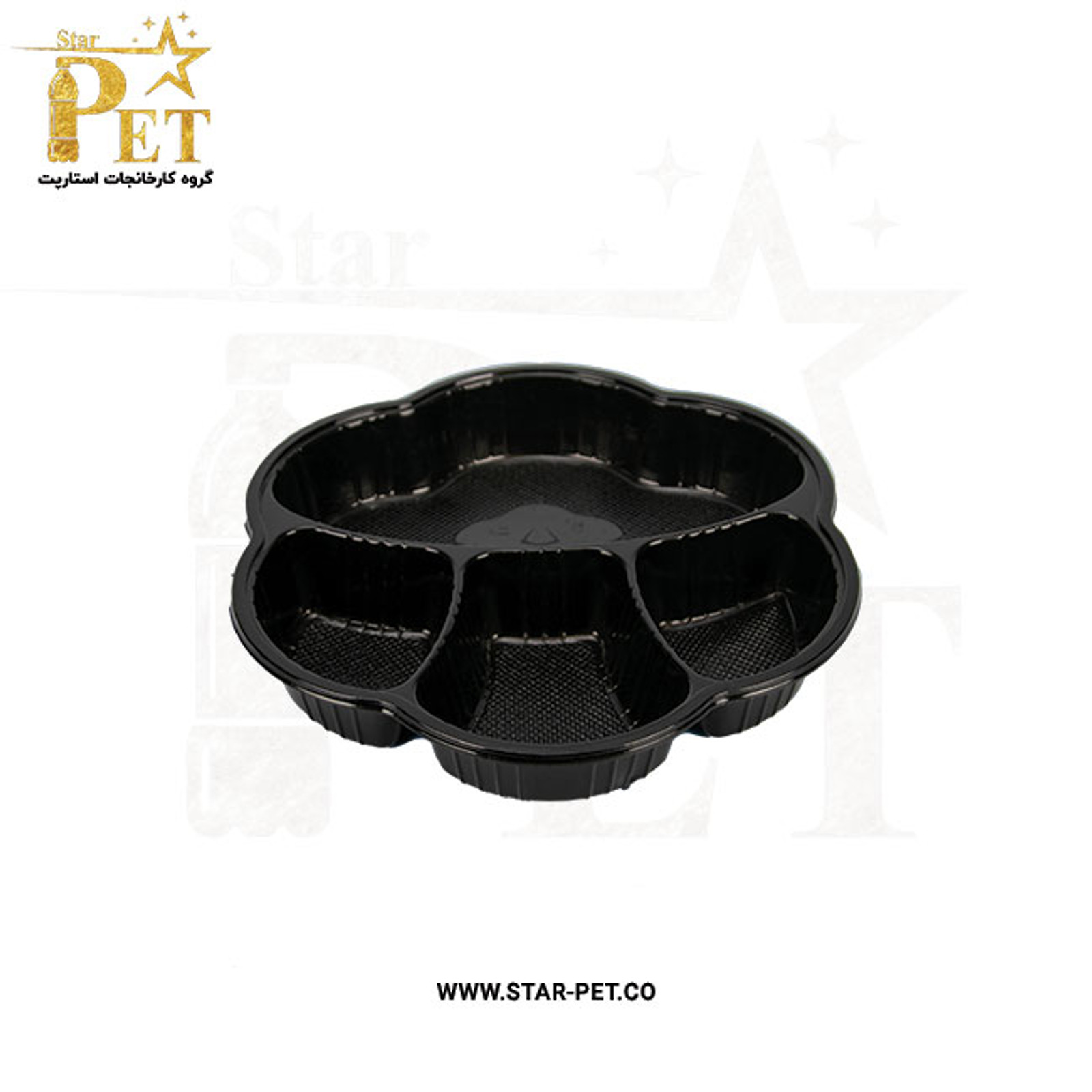 ظرف یکبار مصرف چهار خانه رایا