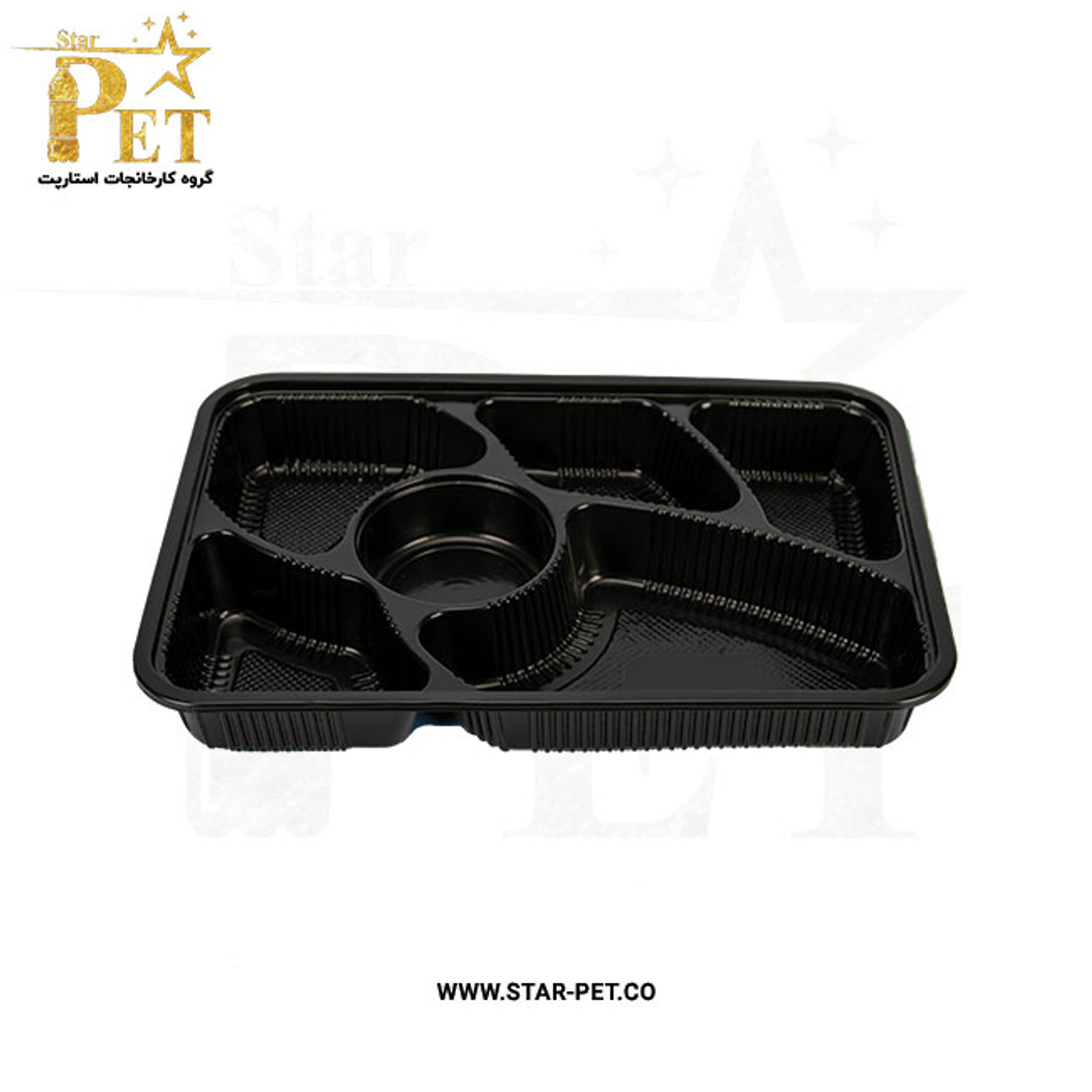 ظرف یکبار مصرف شش خانه ثمین