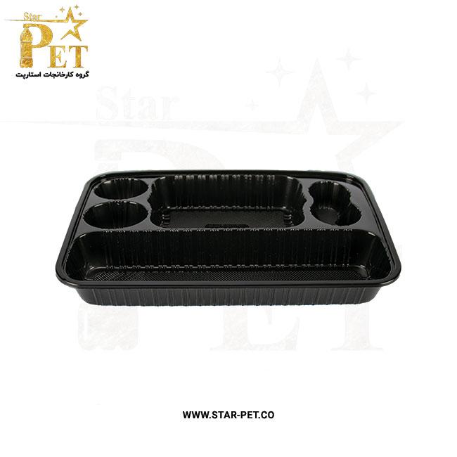 دیس یکبار مصرف پنج خانه افرا